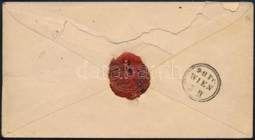 ~1870 5kr PS-cover "TEMESVÁR" - "WIEN" ~1870 5kr díjjegyes boríték "TEMESVÁ...
