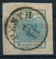 1850 9kr HP II lemezhiba a 9-ben "PESTH"