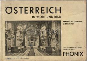 Ausztria 1930 idegenforgalmi prospektus rengeteg képpel