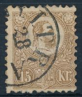 1871 Kőnyomat 15kr jó minőségű bélyeg (35.000) (NY)ITRA