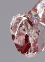 Swarovski kristályfigura - Kris mackó szívvel. Jelzett az alján, hibátlan, m: 4,5 cm