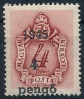 Nagyvárad I. 1945 Barnaportó 4P/4f II. típus, Bodor vizsgálójellel (hajtott / folded)