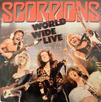 Scorpions - World Wide Live. 2 x Vinyl, LP, Album. Harvest, India, 1985. VG+, sérült papírtokban