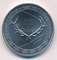 2021. 2000Ft Cu-Ni "Vadászati és Természeti Világkiállítás" kapszulában, színes MNB tájéko...