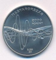 2022. 2000Ft Cu-Ni "Magyar származású Wolf-díjasok - Lax Péter" kapszulában, színes MNB tá...