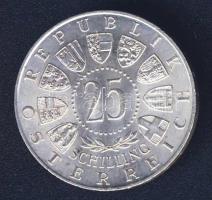 Ausztria 1955. 25Sch Ag "Bundestheater" T:2+ apró ph