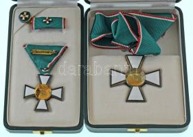 1998. "A Magyar Köztársasági Érdemrend középkeresztje, polgári tagozat" zománcozott Ag kit...
