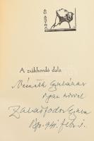 Zalai Fodor Gyula: A zsákhordó dala. (Dedikált!) Bp., 1938, Napkelet, 112 p. Második kiadás. Kiadói ...