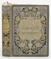 Vörösmarty [Mihály] lyrai költeményei. Rendezte s életrajzzal bevezette: Gyulai Pál. II. köt. Bp., é.n. (cca 1890), Méhner Vilmos, 398 p. Kiadói aranyozott, festett egészvászon-kötés, aranyozott lapélekkel, kopottas borítóval, belül nagyrészt jó állapotban, néhány kissé koszos lappal, korabeli ajándékozási bejegyzéssel.