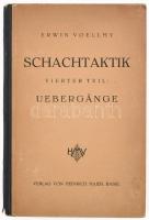 Voellmy, Erwin: Schachtaktik. Viertel Teil: Uebergänge. Basel, 1930, Heinrich Majer, 136 p. Német nyelven. Kiadói félvászon-kötés, kissé sérült gerinccel, néhány lapon kisebb lapszéli sérüléssel.