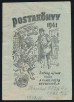 1941 Postakönyv, Boldog Újévet kíván a M. Kir. Posta kézbesítője, 32p