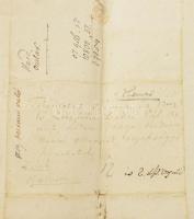 1816 M. Bakából írt 3 db magyar nyelvű levél Kolozsvárra, rokon halálának ügyében, meghagyásokkal, L...