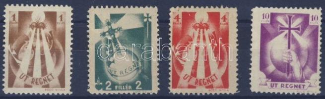 1936 UT REGNET (Bozó Gyula!) 4 db bélyeg