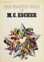 [Escher, Maurits Cornelis]: The Graphic Work of M. C. Escher. Introduced and explained by the artist. New York, 1972, Ballantine Books. Fekete-fehér reprodukciókkal gazdagon illusztrálva. Angol nyelven. Kiadói papírkötés, kissé foltos borítóval.