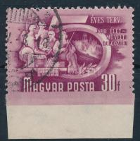 1951 Ötéves terv II. 30f alul fogazatlan