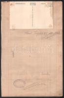 1934 Francia labdarúgócsapat fotója aláírással, füzetlapon 17x12 cm + képeslap Saint Raphaelben tart...