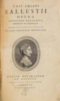 Caii Crispi Salustii Opera novissime recognita emendata et illustrata. Praemittitur notitia literari...