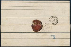 1869 5kr levélen "TISZA FÖLDVÁR" - Karcag