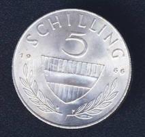 Ausztria 1966. 5Sch Ag T:1