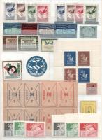 Bélyeggyűjtés motívum 53 db levélzáró