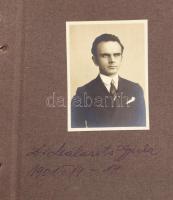 Híres magyar orvosok fényképalbuma. 23 db fénykép: Ángyán János, Teschler László, Nyitrai Béla, Blas...