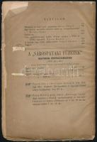 1862 Sárospataki füzetek. szerk: Antalfi János. VI. évf. IX. Kiadói papírkötésben,