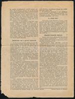 cca 1922 A Biatorbágyi Halálvonat c. újságmelléklet írta: Ecsei Dénes. 8 p. kis sarokhiánnyal
