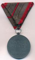 1918. "Sebesültek Érme" Zn kitüntetés egy sebesülés után járó mellszalaggal. Szign.: R. Pl...