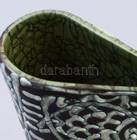 Gorka váza, iparművészeti vállalatos , jelzett, m: 21,5 cm