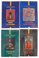 A Buddhizmus művészete sorozat 1-4. kötet Fajcsák Györgyi: A kínai buddhizmus művészete a 10-19. században 2.; Tibeti és mongol buddhista tekercsképek, ; 3: CSeh Éva: Japán buddhista művészet; Fajcsák-Renner: Délkelet-Ázsiai buddhista művészet. Bp., 1994, Hopp Ferenc Kelet-Ázsiai Művészeti Múzeum. Gazdag képanyaggal illusztrálva. Magyar és angol nyelven. Kiadói papírkötés, jó állapotban.