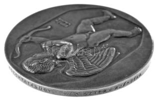 Berán Lajos (1882-1943) 1911. "Eros" jelzett Ag plakett, Éremkedvelők Egyesületének tagság...