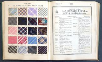 Standard Exporter of Czechoslovakia. Textile Goods Series 1927-1928. Patronage: Ministry of Commerce...