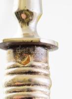 Sütemény és desszert szervírozó készlet. Ezüst (Ag) nyéllel. jelzett, díszdobozban