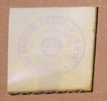 Emőd Aurél (1897-1958): Freskófestő. Akvarell, papír. Jeletzve jobbra lent. Üvegezett keretben MNG p...