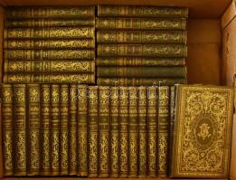 Jókai Mór összes művei 1-100. köt. Nemzeti kiadás. Teljes! Bp., 1898-1905, Révai. Kiadói dúsan arany...