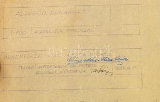 1948 Alsógöd, Dunapart, Nemeskéri-Kiss Sándor (1884-1958) császári és királyi kamarás, földbirtokos,...