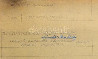 1948 Alsógöd, Dunapart, Nemeskéri-Kiss Sándor (1884-1958) császári és királyi kamarás, földbirtokos,...