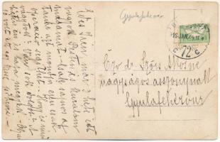 1916 Gyulafehérvár, Karlsburg, Alba Iulia; katonai kórház udvara sérült katonákkal / military hospit...