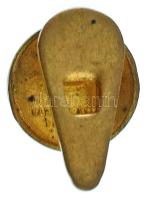 Csehszlovákia DN "I. CS. S. K. - Bratislava" címeres zománcozott bronz jelvény, a hátoldal...