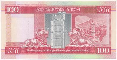 Hongkong 1997. 100$ "AA 933930" T:F szép papír
Hong Kong 1997. 100 Dollars "AA 93393...