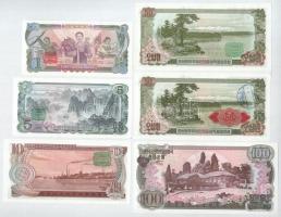 Észak-Korea 1978. 1W-100W (6xklf) T:UNC,AU
North Korea 1978. 1 Won - 100 Won (6xdiff) C:UNC,AU