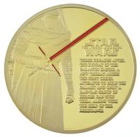 DN "Star Wars Episode VII" kétoldalas részben zománcozott Cu emlékveret kapszulában (40mm)...