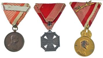 1914-1918. I. világháborús katonai hagyaték, benne: 1914. "Ferenc József Bronz Vitézségi Érem, ...