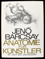 Barcsay, Jenő: Anatomie für Künstler. Wiesbaden,1980, Emil Vollmer. Német nyelven. Kiadói egészvászon-kötés, kiadói papír védőborítóban, és papír védőborítóban.