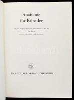 Barcsay, Jenő: Anatomie für Künstler. Wiesbaden,1980, Emil Vollmer. Német nyelven. Kiadói egészvászo...