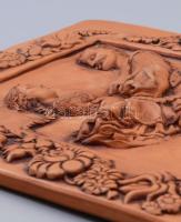 PA jelzéssel: Táncoló magyar ífjú pár. Kerámia fali dísz. 27x34 cm