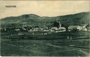 1923 Vrhovine (Lika), látkép, szerb ortodox templom. A. Gomercic / general view with Serbian Orthodox church (EK)