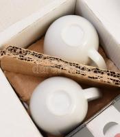 Rosenthal Bianchi design porcelán mokkás készlet eredeti dobozokban. 3x2 db csésze és alj, kiöntő és...