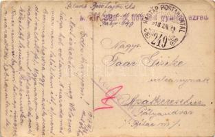 1918 Die Wahrsagerin / Pipázó cigány jósnő / Gypy fortune teller smoking a pipe, folklore. W.R.B. &a...