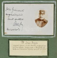 1916 Karácsony - A Pénzintézetek Hadikórházának főorvosai. Emlékalbum összesen 64 db fotóval (beraga...